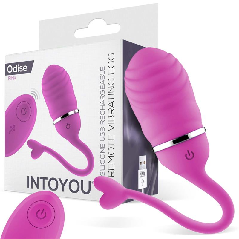 Vibrating Egg with Remote Control Odise USB Silicone Pink - UABDSM