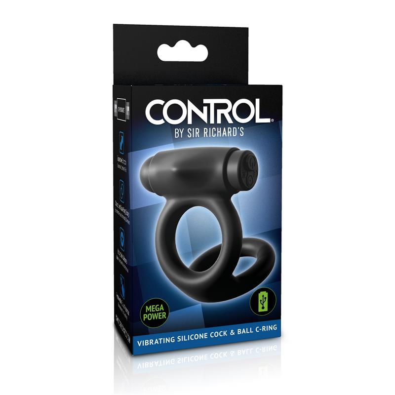 Vibrating Ring Silicone Rechargable Control Vibrating - UABDSM