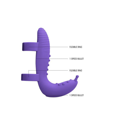 Vibrator Extension Set Eliott Purple - UABDSM