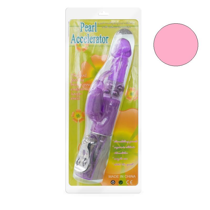 Vibrator Pearl Accelerator 18 cm Pink - UABDSM