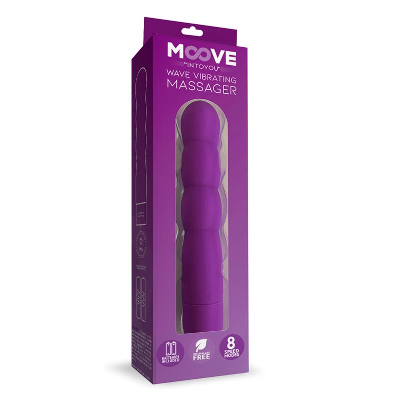 Wave Vibrating Massager Purple - UABDSM