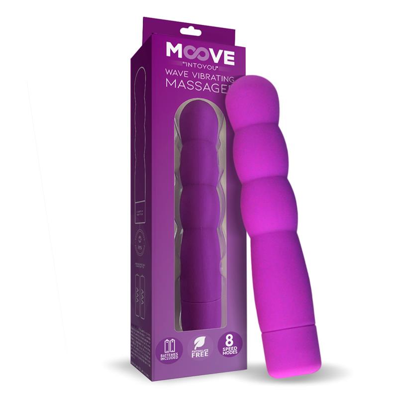 Wave Vibrating Massager Purple - UABDSM