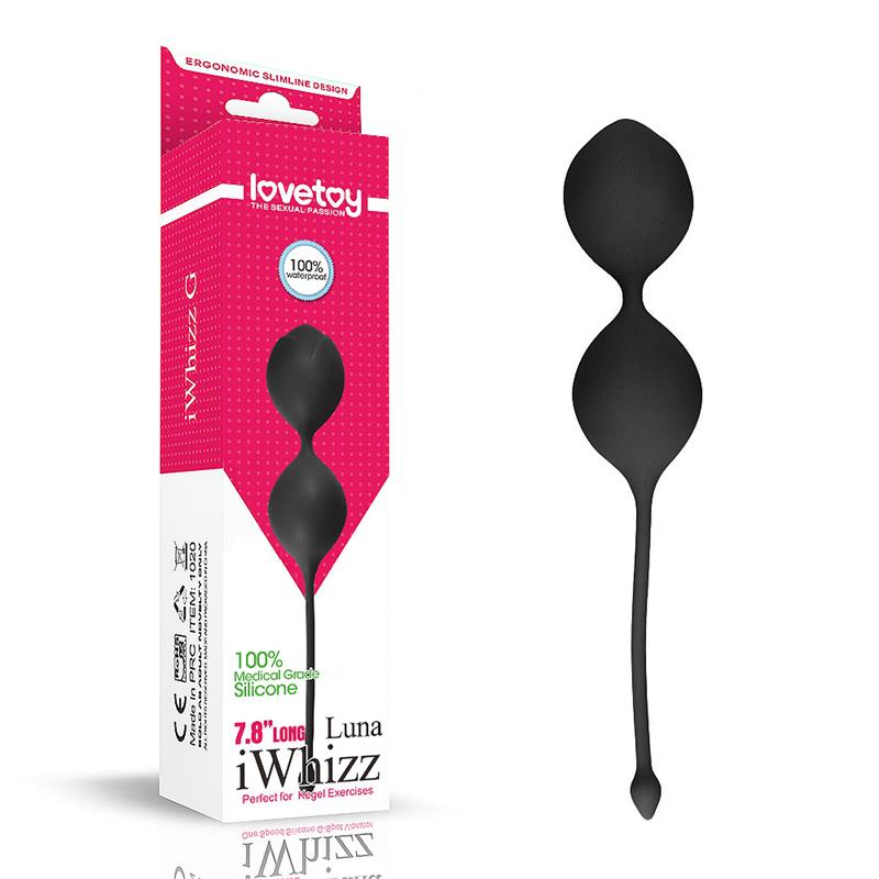 Weighted Kegel Balls iWhizz Luna Black - UABDSM