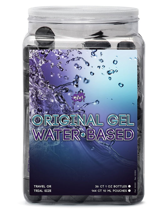 WET Original Water Based Gel 36 X 30ml. In Counter Bowl Display - UABDSM