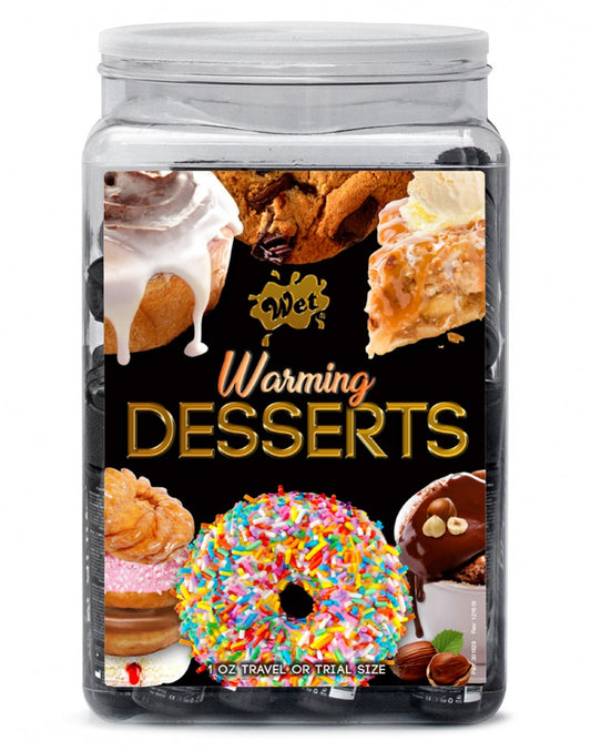 WET Warming Desserts Assorted 144 X 10 Ml In A Counter Bowl Display - UABDSM