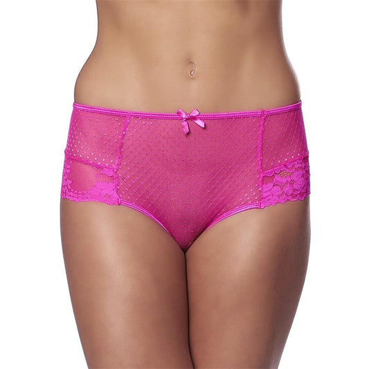 Wide Panties Corset Type Pink One Size - UABDSM