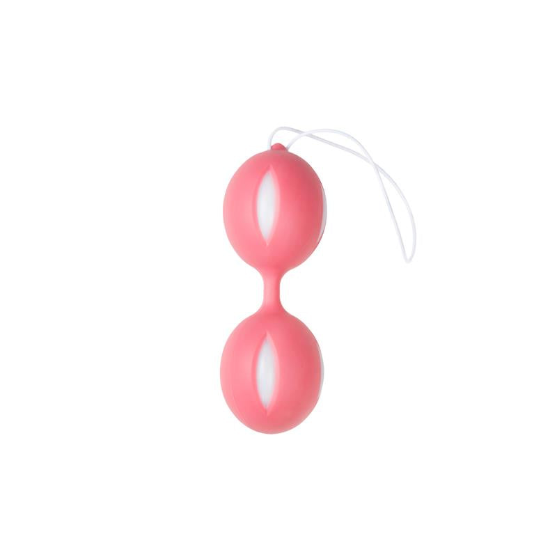 Wiggle Duo Kegel Ball Pink and White - UABDSM