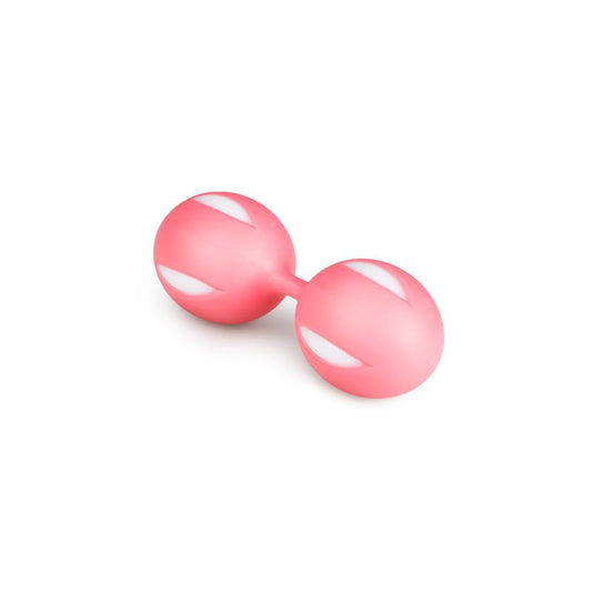 Wiggle Duo Kegel Ball Pink and White - UABDSM