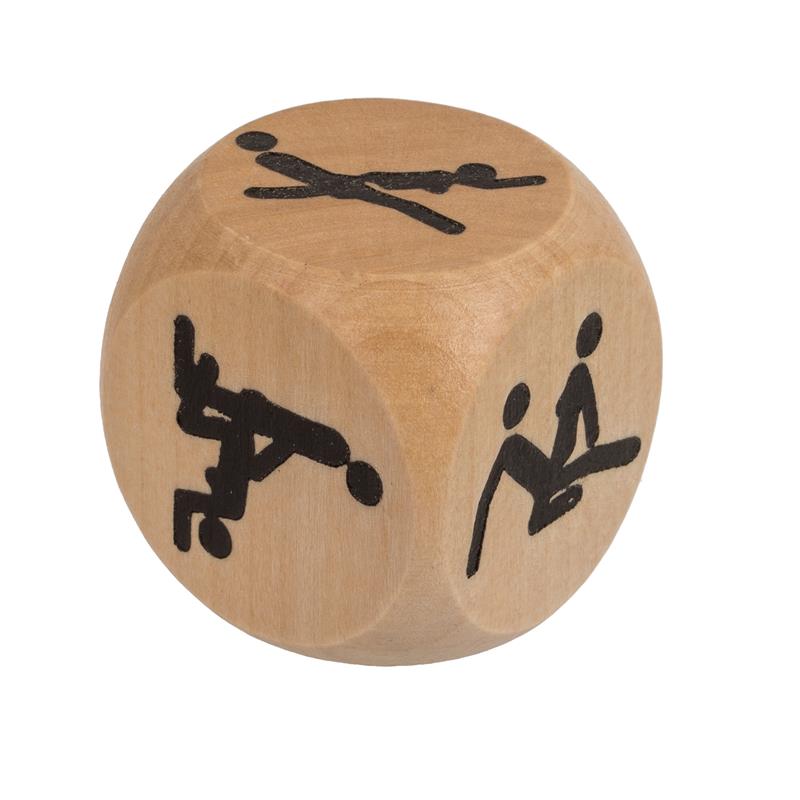 Wooden Dice Kamasutra 3x3 cm 1 Unit - UABDSM