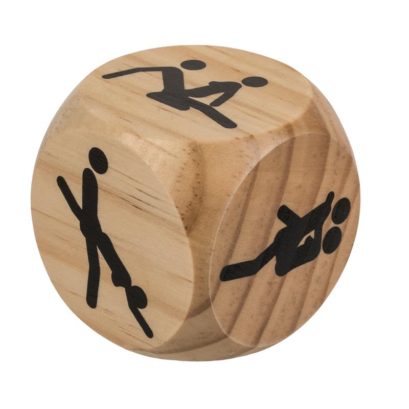 Wooden Dice Kamasutra 6 x 6 cm - UABDSM