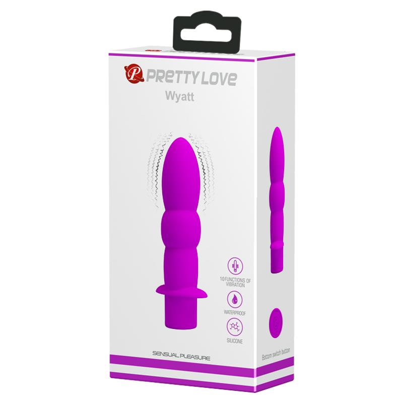 Wyatt Butt Plug 10 Vibrating Functions Pink - UABDSM