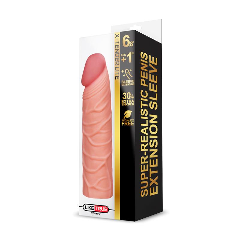 X-Tender Lite Super Realistic Penis Extension Sleeve 68 - UABDSM