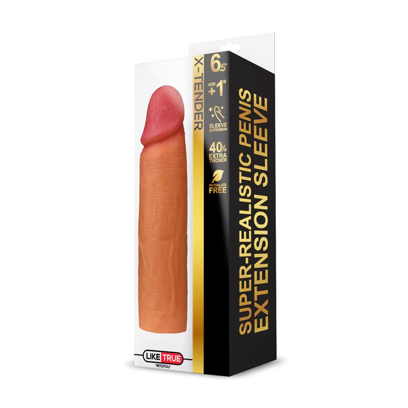 X-Tender Super Realistic Penis Sleeve Liquified Silicone 65 - UABDSM