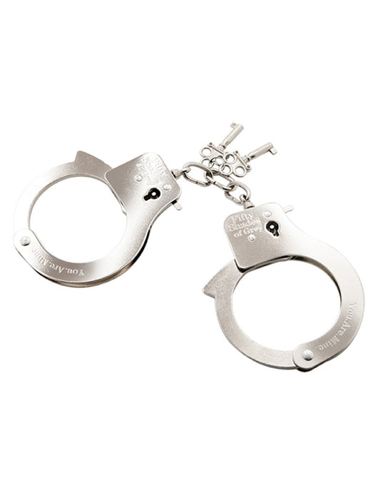 You Are Mine - FSoG Metal Handcuffs - UABDSM