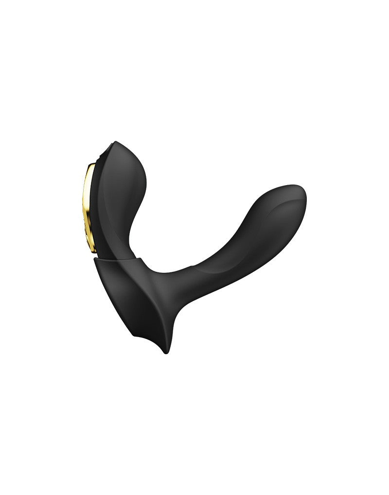 ZALO - Aya - Wearable Vibrator With Remote Control - Black - UABDSM