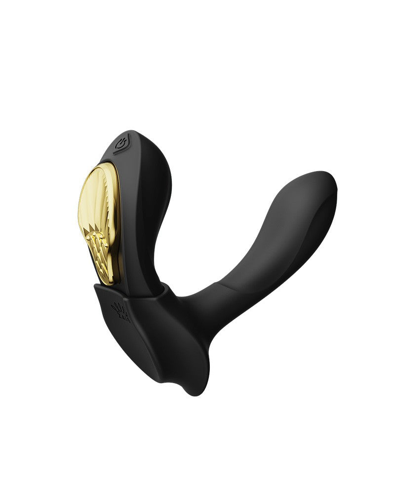 ZALO - Aya - Wearable Vibrator With Remote Control - Black - UABDSM