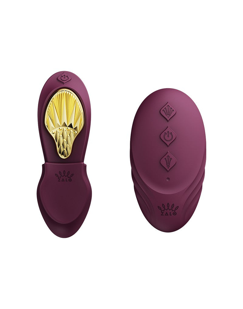 ZALO - Aya - Wearable Vibrator With Remote Control - Purple - UABDSM