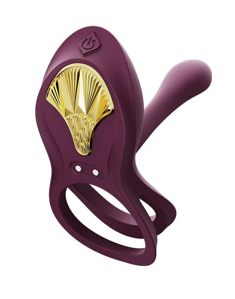 ZALO - Bayek - Cockring Vibrator (with Remote Control) - Purple - UABDSM