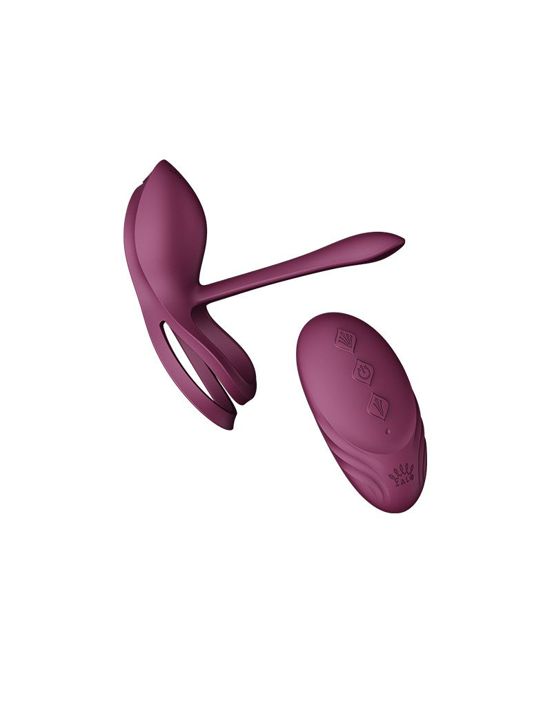 ZALO - Bayek - Cockring Vibrator (with Remote Control) - Purple - UABDSM