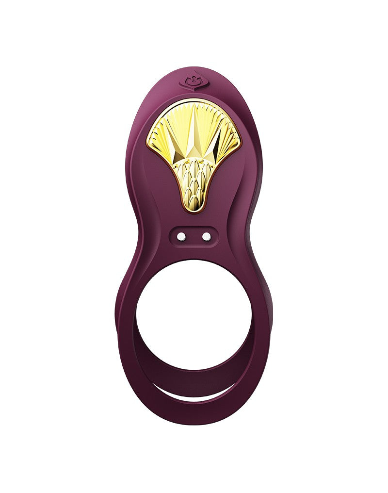 ZALO - Bayek - Cockring Vibrator (with Remote Control) - Purple - UABDSM