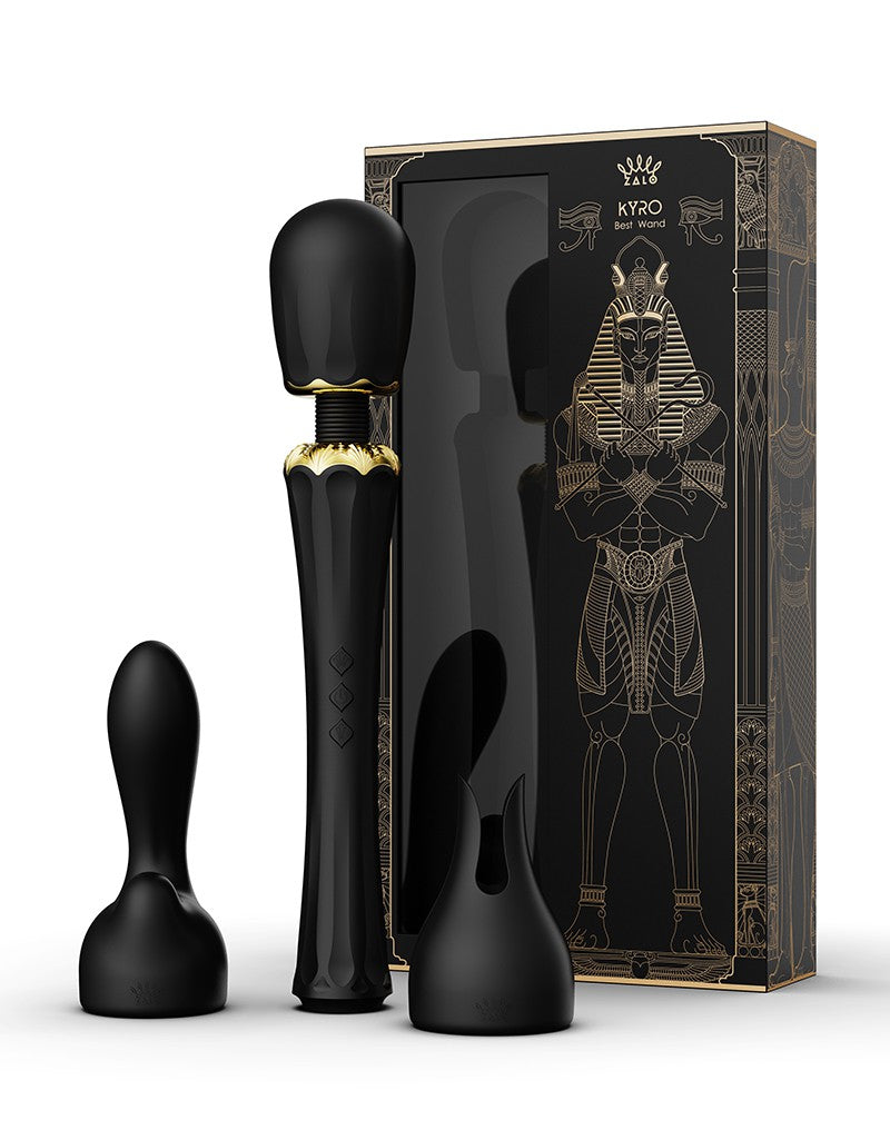 ZALO - Kyro - Wand Vibrator - Black - UABDSM